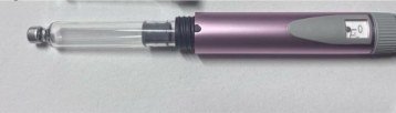 Cartridge inserted and the holder screwed back onto the pen